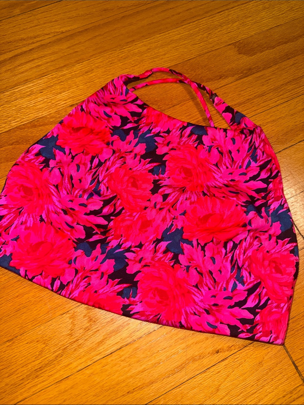 Victoria's Secret Pink Floral Halter Bralette